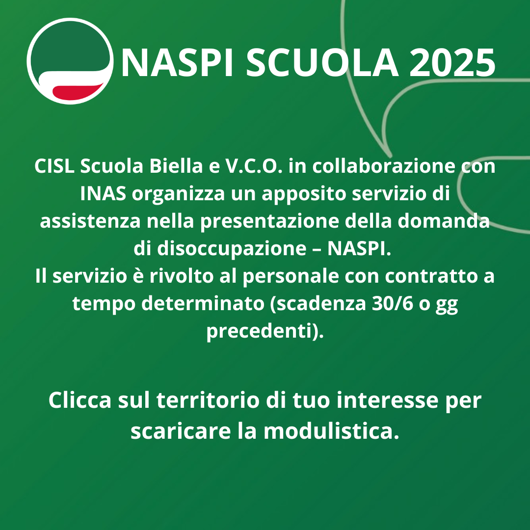 NASPI SCUOLA 2025